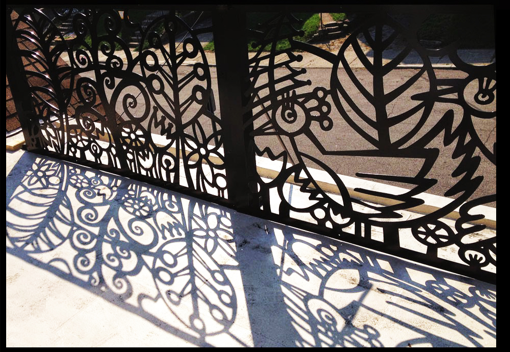 decorative metal deck panels